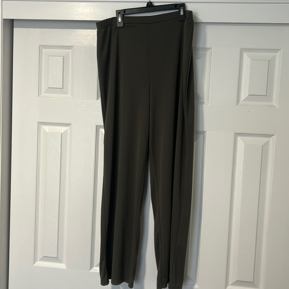 grey polyester swing pants